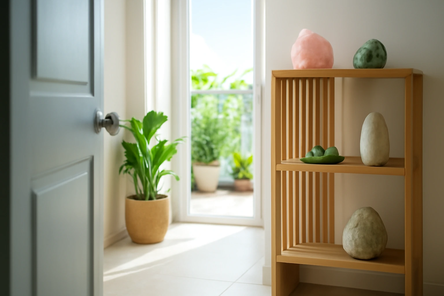 Cửa chính nhìn thẳng ra ban công: thế xuyên đường, gió lùa và cách giữ riêng tư trong căn hộ